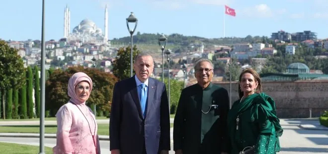 SON DAKİKA: Başkan Erdoğan Pakistan Cumhurbaşkanı Arif Alvi ile görüştü