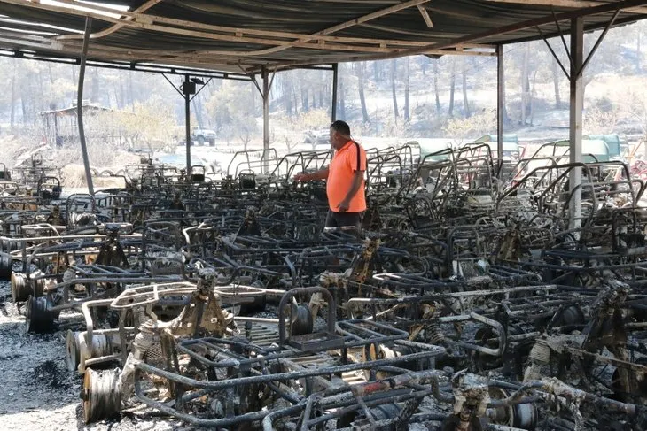 Araçları küle döndü! Manavgat’taki dehşet anlarını anlattı