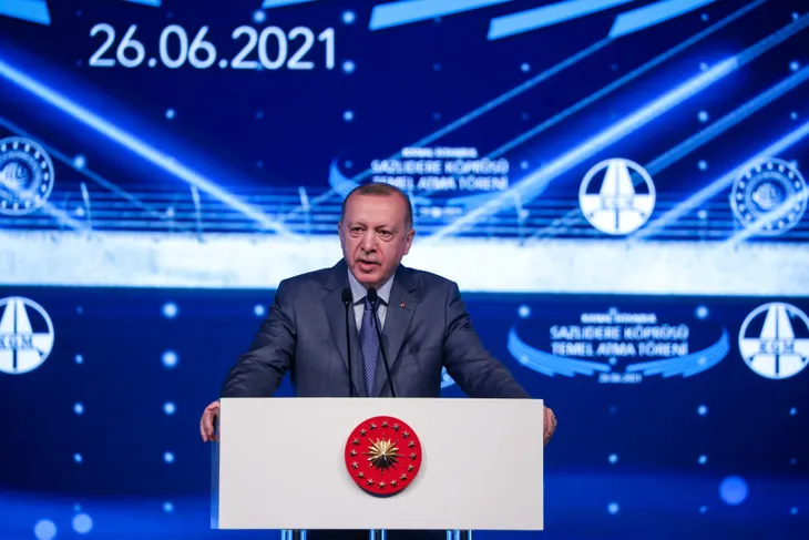 Türkiye'ye çağ atlatacak dev proje Kanal İstanbul! Vatandaş akın etti! Başkan Erdoğan'a sevgi seli