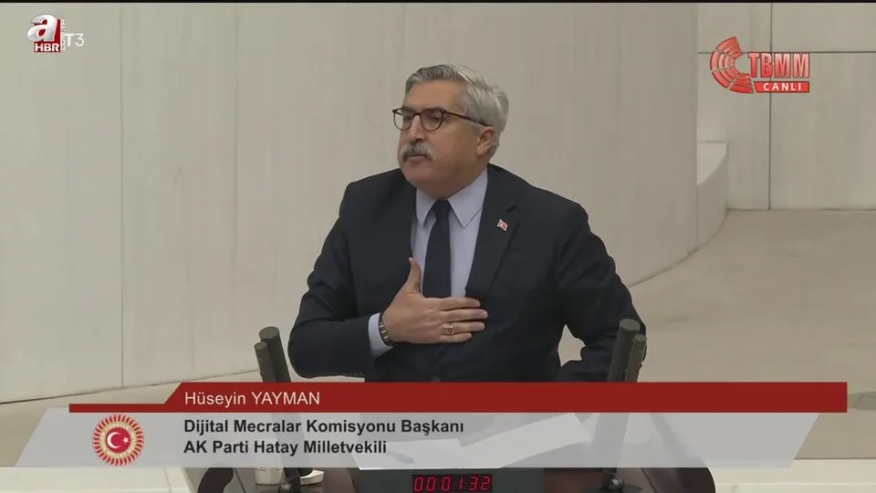 TBMM’de AK Partili Yayman’dan DEM’e sert tepki: Kürt düşmanı arıyorsanız PKK’ya bakın!