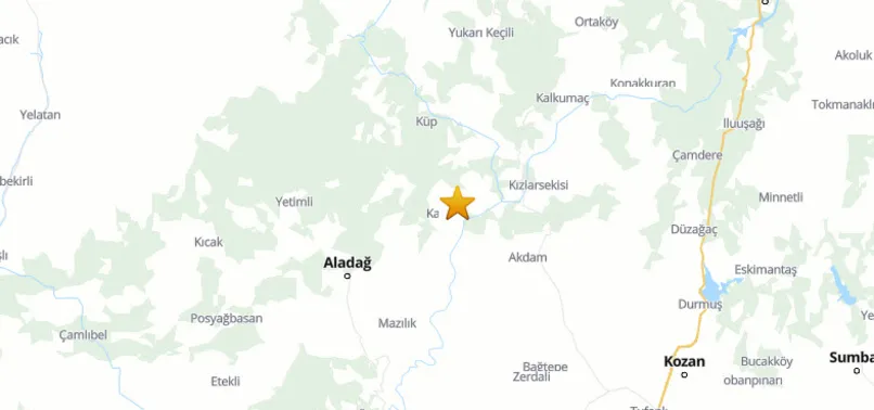 Son dakika: Adana'da 4,3 büyüklüğünde deprem