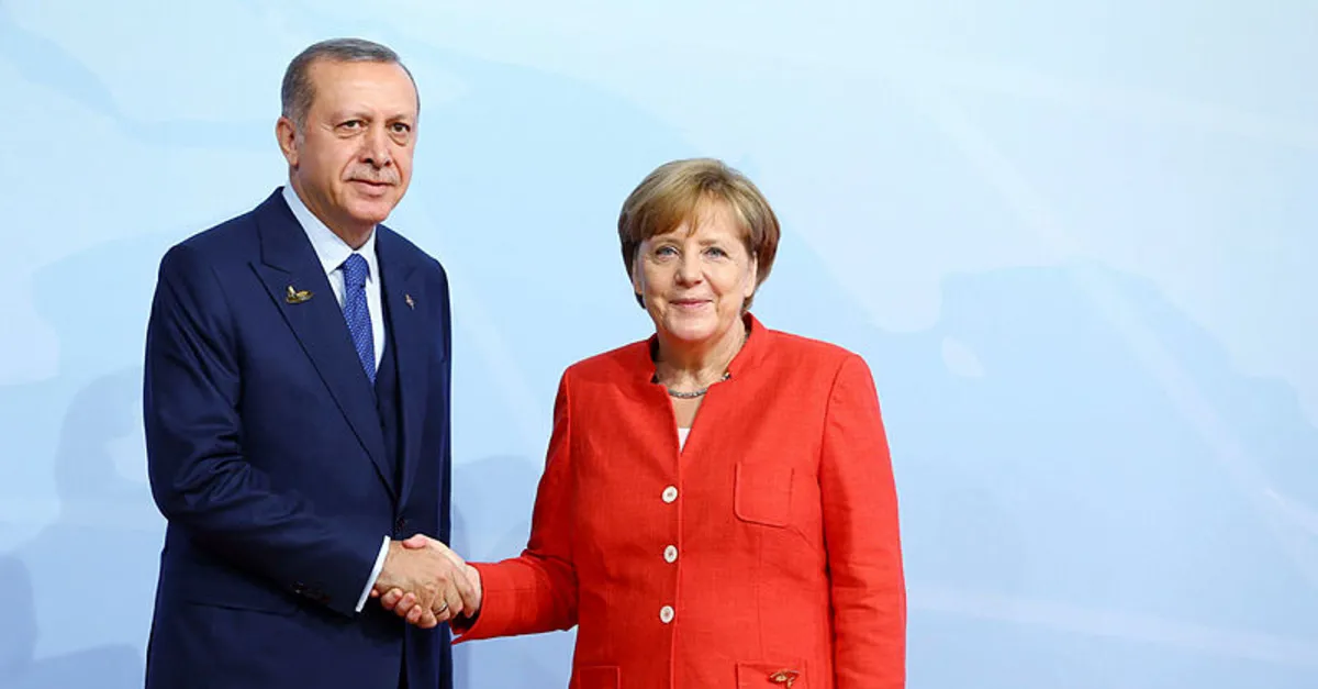 Son dakika: Başkan Erdoğan ile Merkel'den kritik görüşme