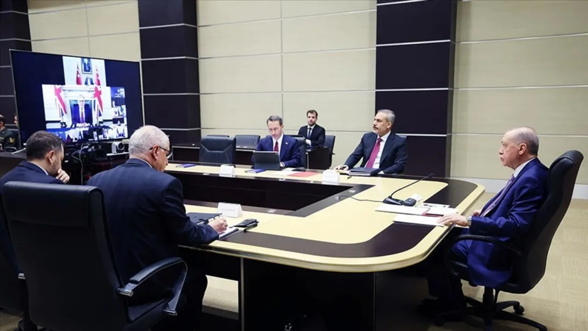 Başkan Erdoğan Çevrimiçi Liderler Toplantısı'na katıldı