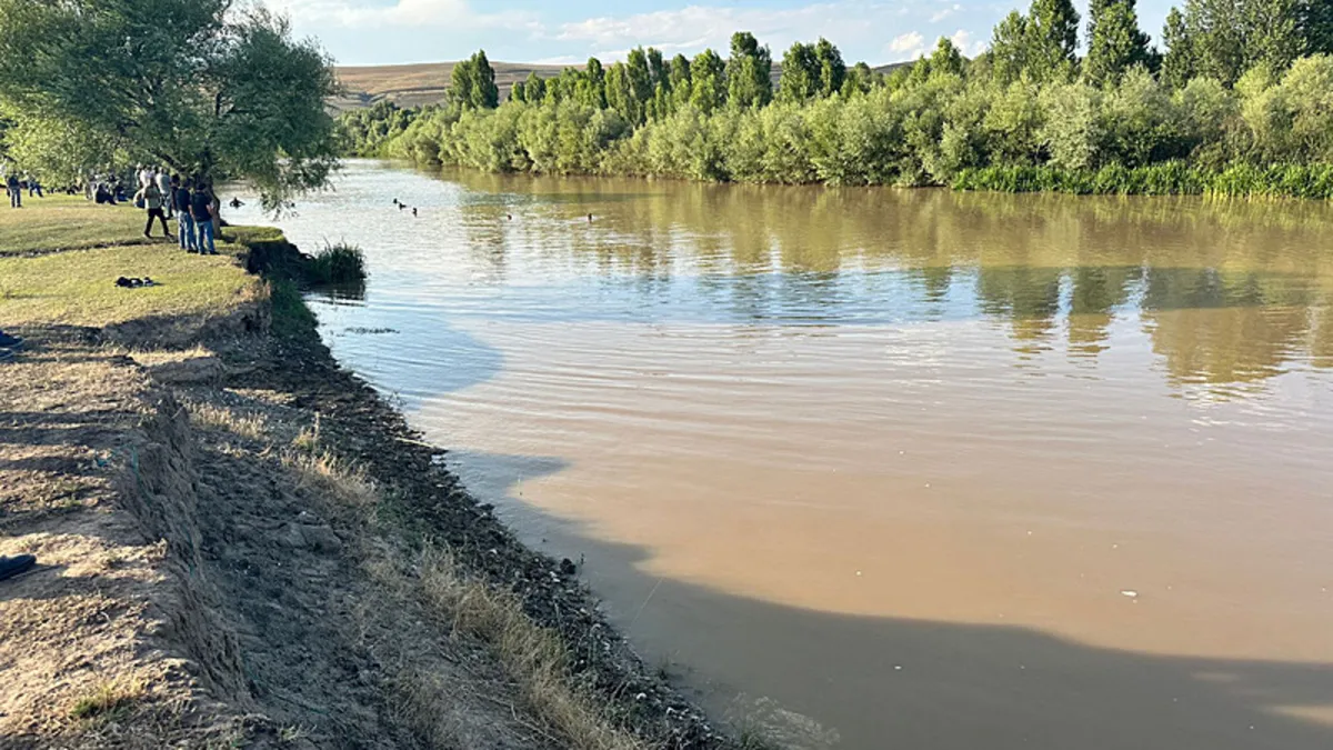 Erzurum'da nehre giren çocuk boğuldu! 11 yaşındaki Yusuf'tan acı haber...