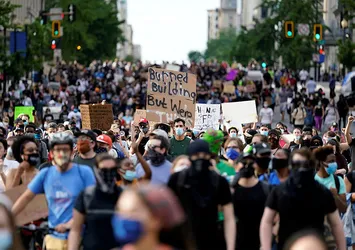 ABD'nin başkenti Washington'da Floyd protestosu büyüyor