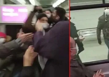 Son dakika: Tramvayda 'yol verme' kavgası! O anlar kamerada