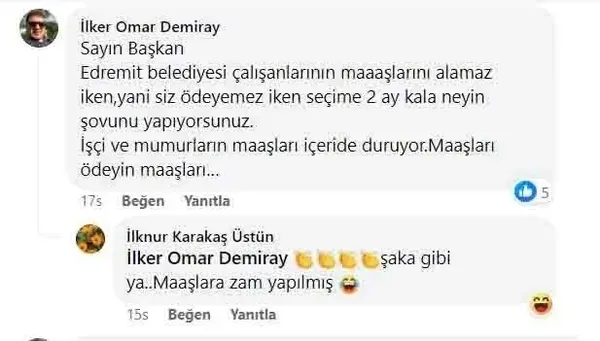 CHP'li Edremit Belediye Başkanı fena alay konusu oldu! 1 yıldır ödemediği işçi maaşlarına zam yaptı - 4