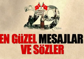 En güzel ve coşku dolu 29 Ekim mesajları! Cumhuriyet Bayramı ile ilgili kısa uzun mesajlar ve sözler