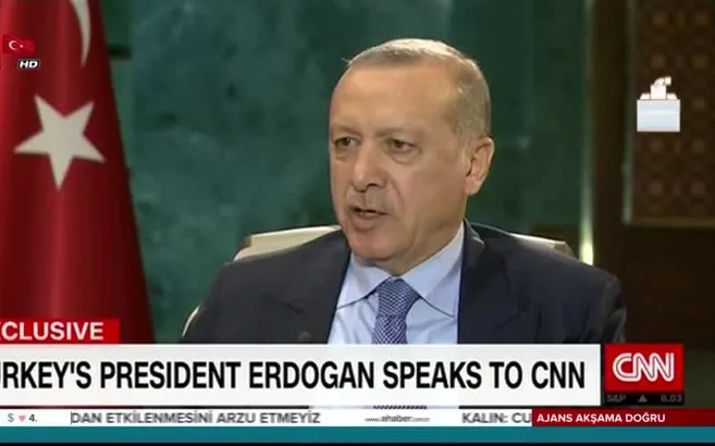 Cumhurbaşkanı Erdoğan CNN International'e konuştu