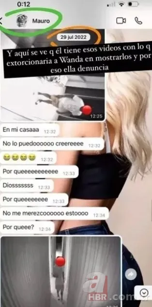 Icardi'den bomba ifşa: Wanda Nara'nın gizli görüntülerini yayınladı! 8