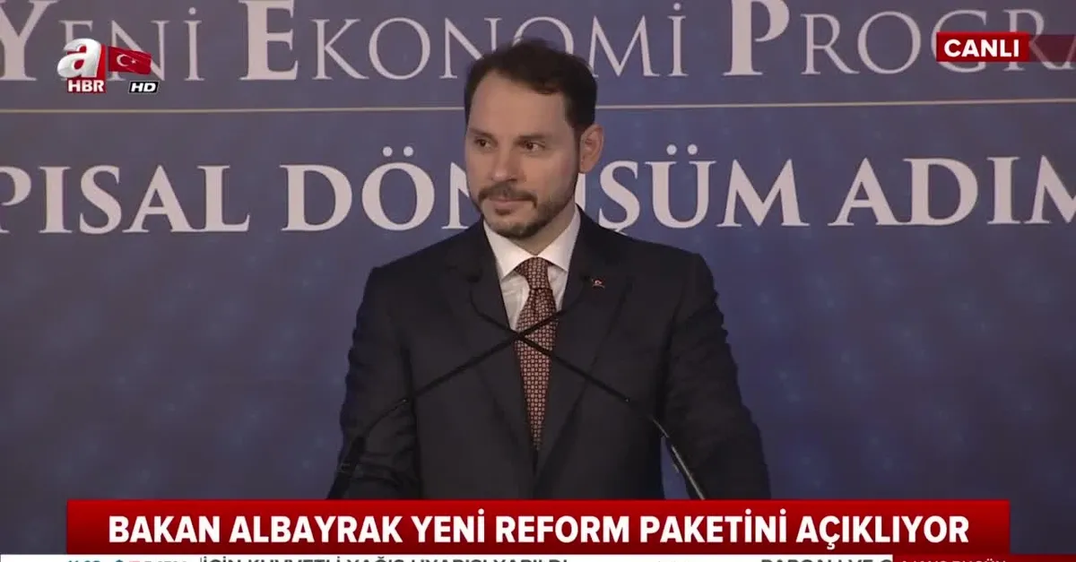 Bakan Albayrak reform paketini açıkladı