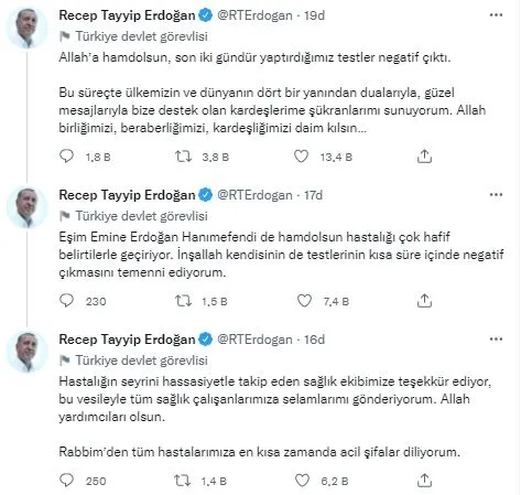 Son dakika: Kovid-19'u yenen Başkan Erdoğan'dan ilk açıklama - 1