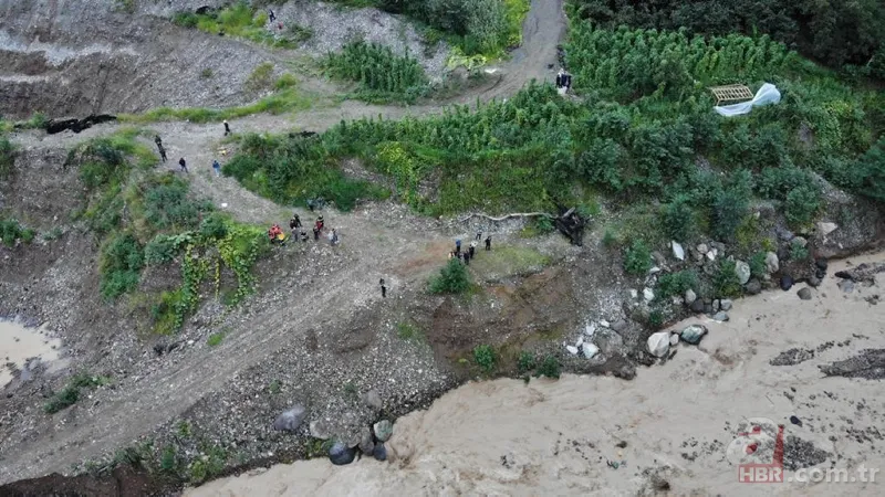 İşte jandarma aracının suya gömüldüğü bölge! 3
