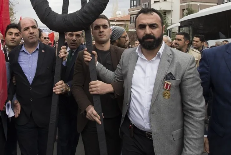 Lüksemburg'un Ankara Büyükelçiliği önünde protesto - 3