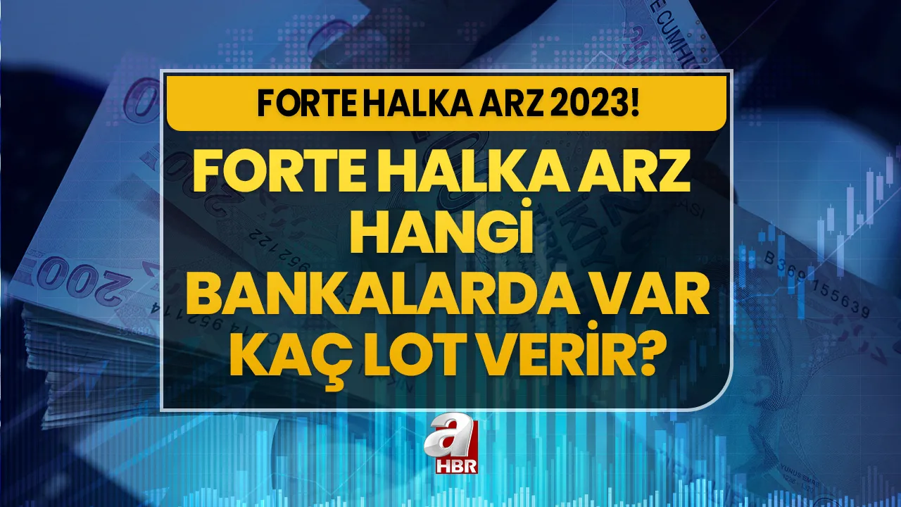 FORTE HALKA ARZ ne zaman, hangi tarihte 2023? Forte halka arz hangi bankalar, kaç lot veriyor? Hisse fiyatı ve kodu...