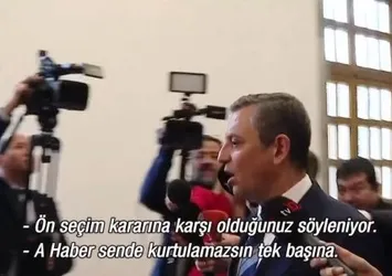Özgür Özel DHKP-C sloganı ile A Haber'i tehdit etti: A Haber sen de kurtulamazsın tek başına