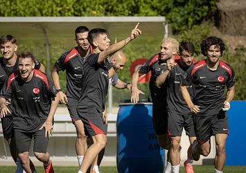 A Milli Takım'da Çekya maçı hazırlıkları sürüyor