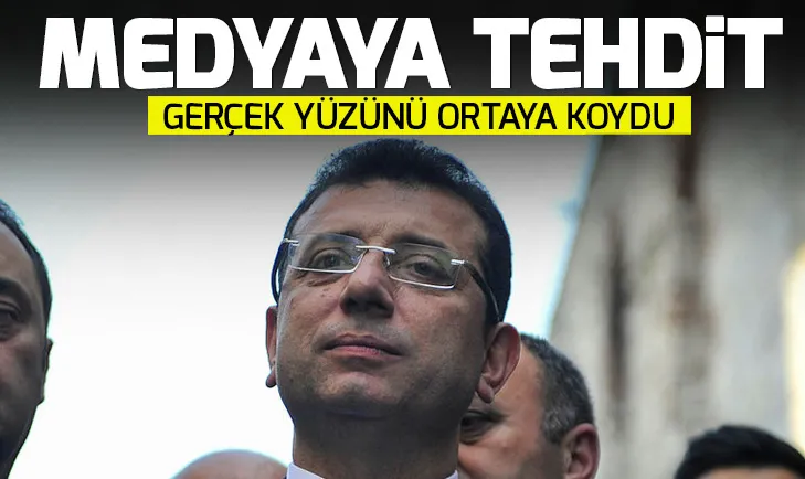 Millet İttifakı İstanbul adayı İmamoÄlu'ndan medyaya tehdit