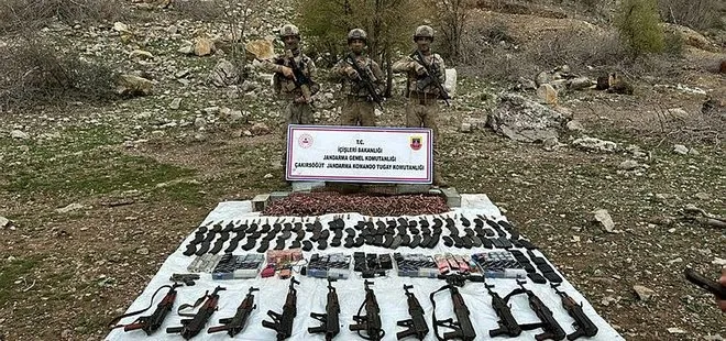 Şırnak’ta terör örgütü PKK’ya ait silah deposu imha edildi
