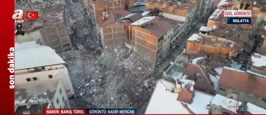 Görüntüler Malatya'dan... A Haber drone kamerası ile kayda alındı! İşte BÜYÜK YIKIM 15