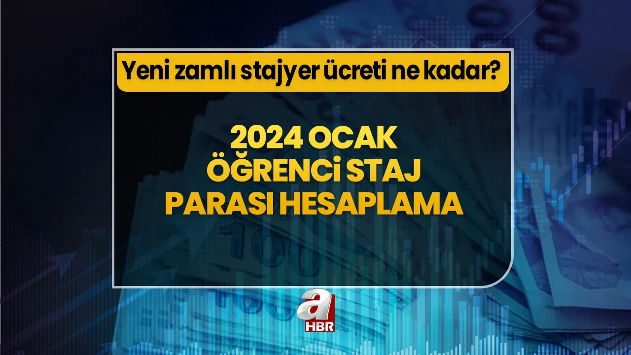 2024 Asgari ücret zammı ile stajyer maaşları kaç TL olacak? Yeni zamlı stajyer ücreti ne kadar? 2024 Ocak öğrenci staj parası hesaplama