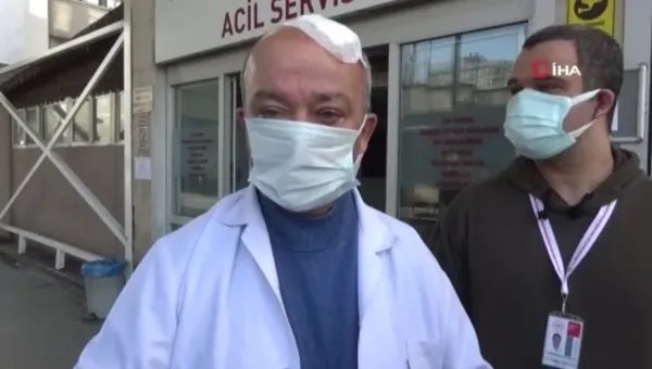 İzmir maganda dehşeti! Maske uyarısı yapan doktorun kafasını taşla yardı - 1