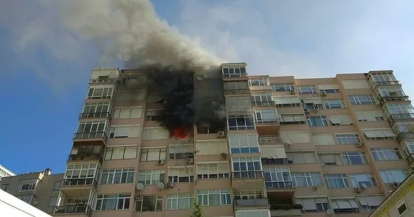 İstanbul Zincirlikuyu'da eski askeri lojmanlarda yangın! - 1