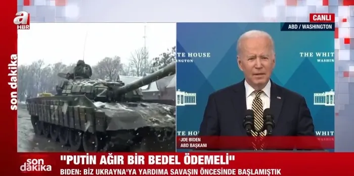 ABD Başkanı Joe Biden CANLI YAYINDA duyurdu: Ukrayna’ya 800 milyon dolarlık yardım