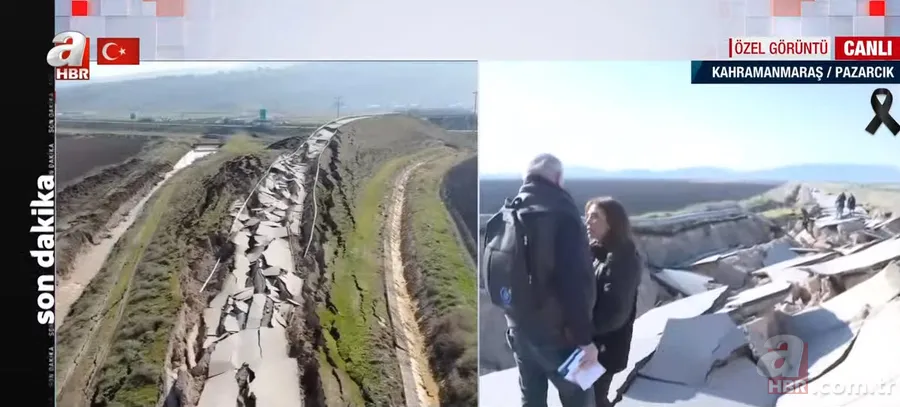 Deprem DEV çukurlara neden oldu! İşte ürküten YIKIM... Yol bu hale geldi 18