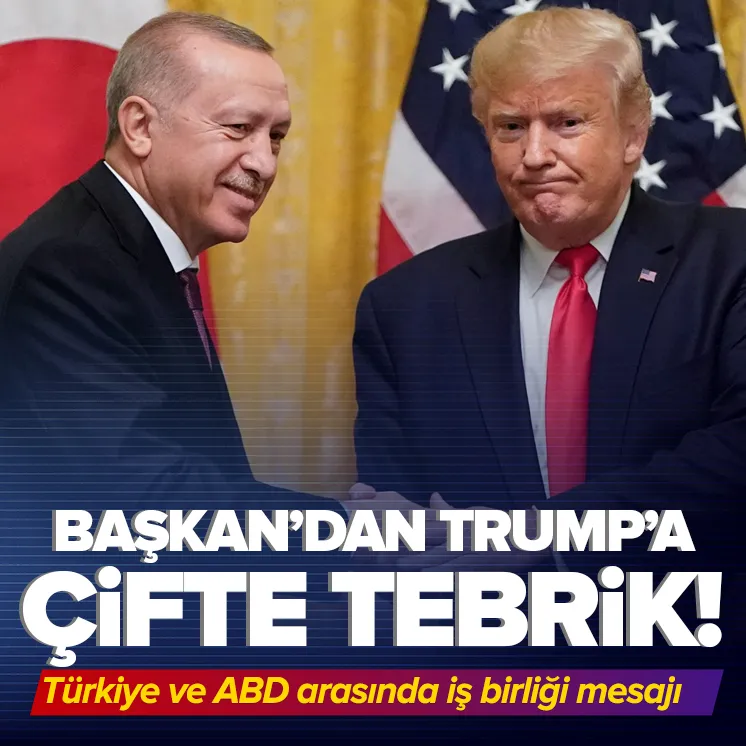 Başkan Erdoğandan Trumpa tebrik telefonu!