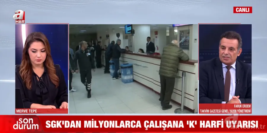 SGK’dan kritik uyarı: “K”, “Ş”, “S” harfleri emekliliğinizi nasıl tehlikeye atıyor? Faruk Erdem A Haber'de anlattı 5
