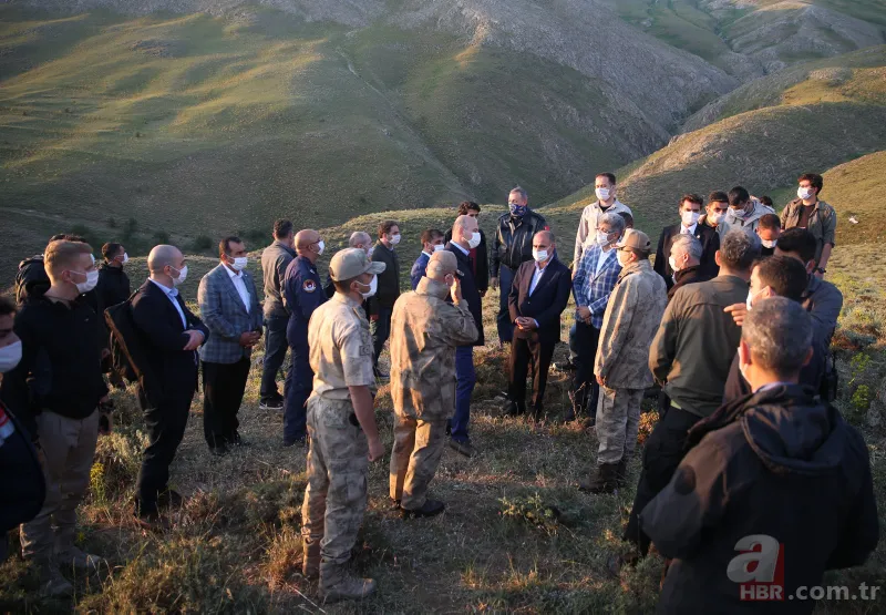 Van'da keşif uçağı düştü! Olay yerinden görüntüler... 6