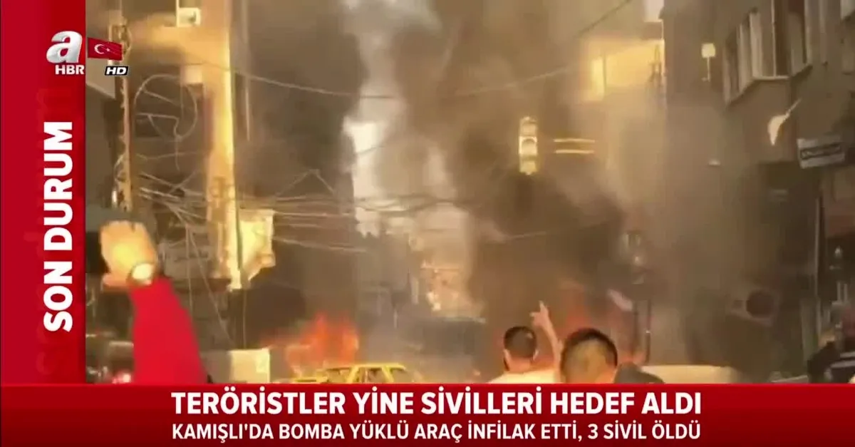 Son dakika: Kamışlı'da bombalı saldırı