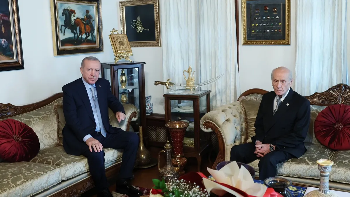 9 Ocak'tan sonra ilk yüz yüze görüşme! Başkan Erdoğan Bahçeli'yi ziyaret etti