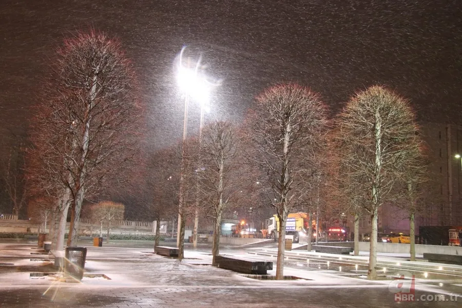 İstanbul beyaza büründü 22