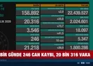 20 Aralık verileri açıkladı! 246 kişi hayatını kaybetti
