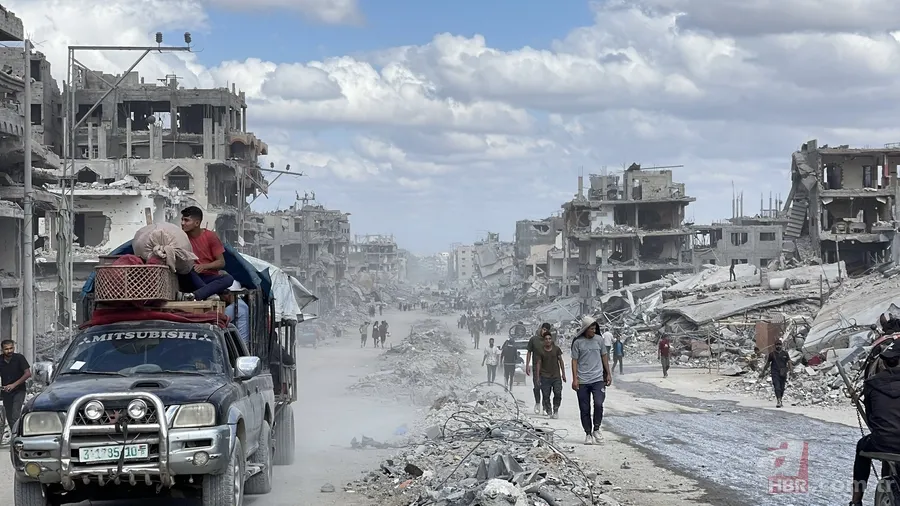 Katil İsrail Gazze'den çekildi! Büyük yıkımın boyutu ortaya çıktı 3