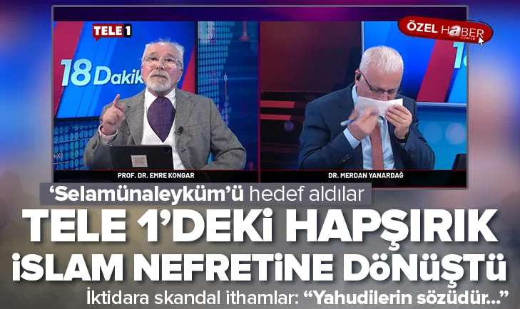 Tele 1’deki hapşırık İslam nefretine dönüştü!
