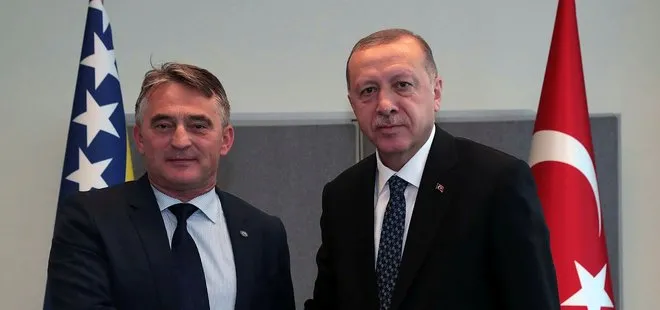 Başkan Erdoğan, Željko Komšić ile görüştü
