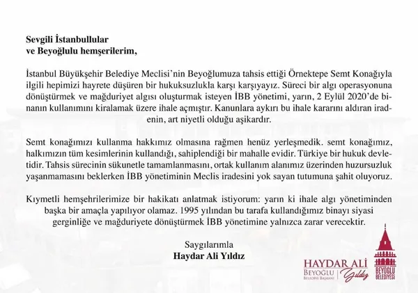 Ekrem İmamoğlu’ndan hukuksuz ihale! CHP’li İBB yönetimi o bölgeyi ihaleye çıkarıyor