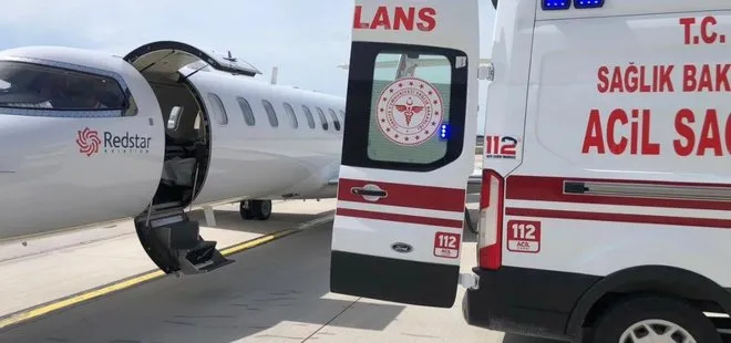 Kalp yetmezliği olan bebek için ambulans uçak İstanbul'a havalandı