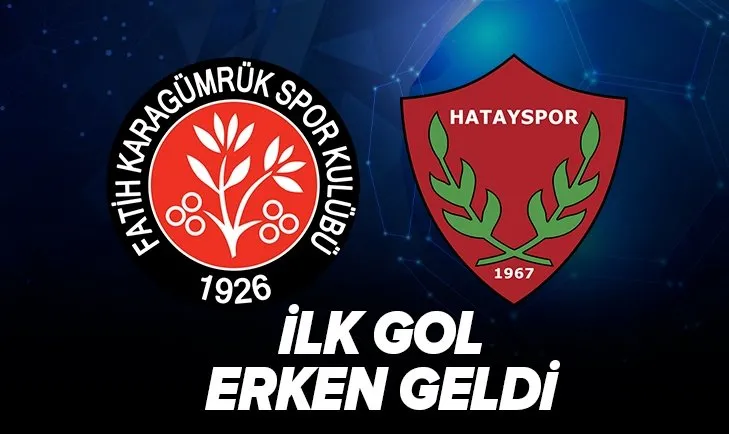 Fatih Karagümrük-Hatayspor: 1-1 | MAÇ SONUCU