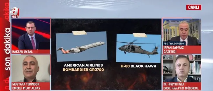 ABD’de çarpışan askeri helikopter ile yolcu uçağı düştü! Uzmanlar A Haber’de değerlendirdi: İnanılmaz! İsteseniz de yapamazsınız