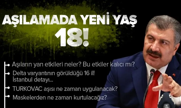 Sağlık Bakanı Fahrettin Koca'dan kritik Bilim Kurulu toplantısı sonrasında son dakika açıklamaları!