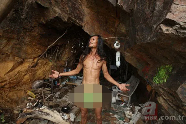 Mağarada çekilen çıplak fotoğraflar olay yarattı 1
