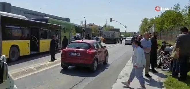 Son dakika: İkitelli’de feci kaza! İETT otobüsü, servis ve kamyonet çarpıştı: Yaralılar var