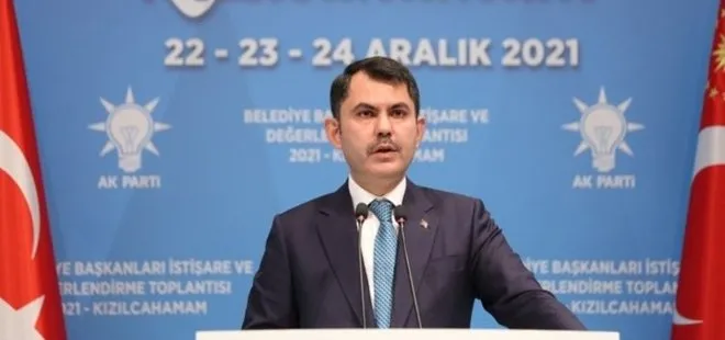 Çevre Şehircilik ve İklim Değişikliği Bakanı Murat Kurum’dan müjde: 30 milyarlık kaynak 2022’de belediyelere ulaşacak