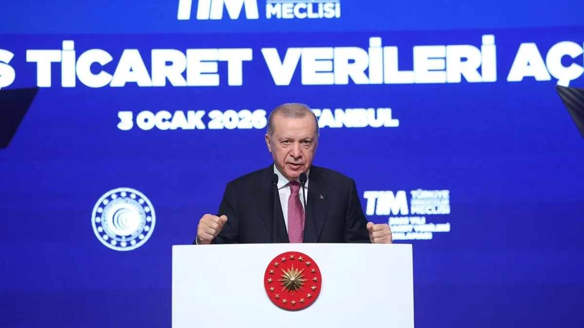 Başkan Erdoğan'dan net mesaj: 2025'te Cumhuriyet tarihimizin en büyük ihracatını gerçekleştirdik