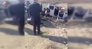 Başkale’de trafik kazası