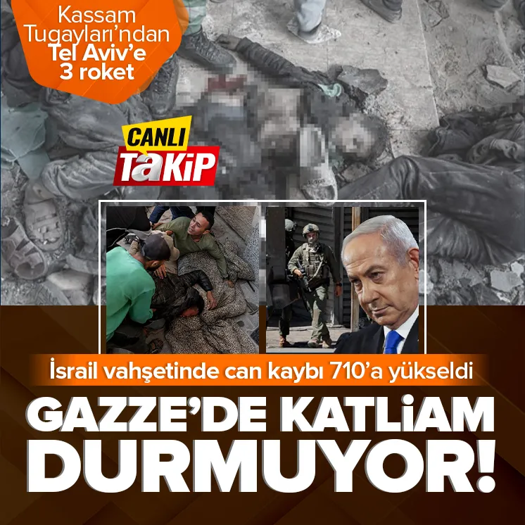 Katil İsrail ateşkesi bozdu!